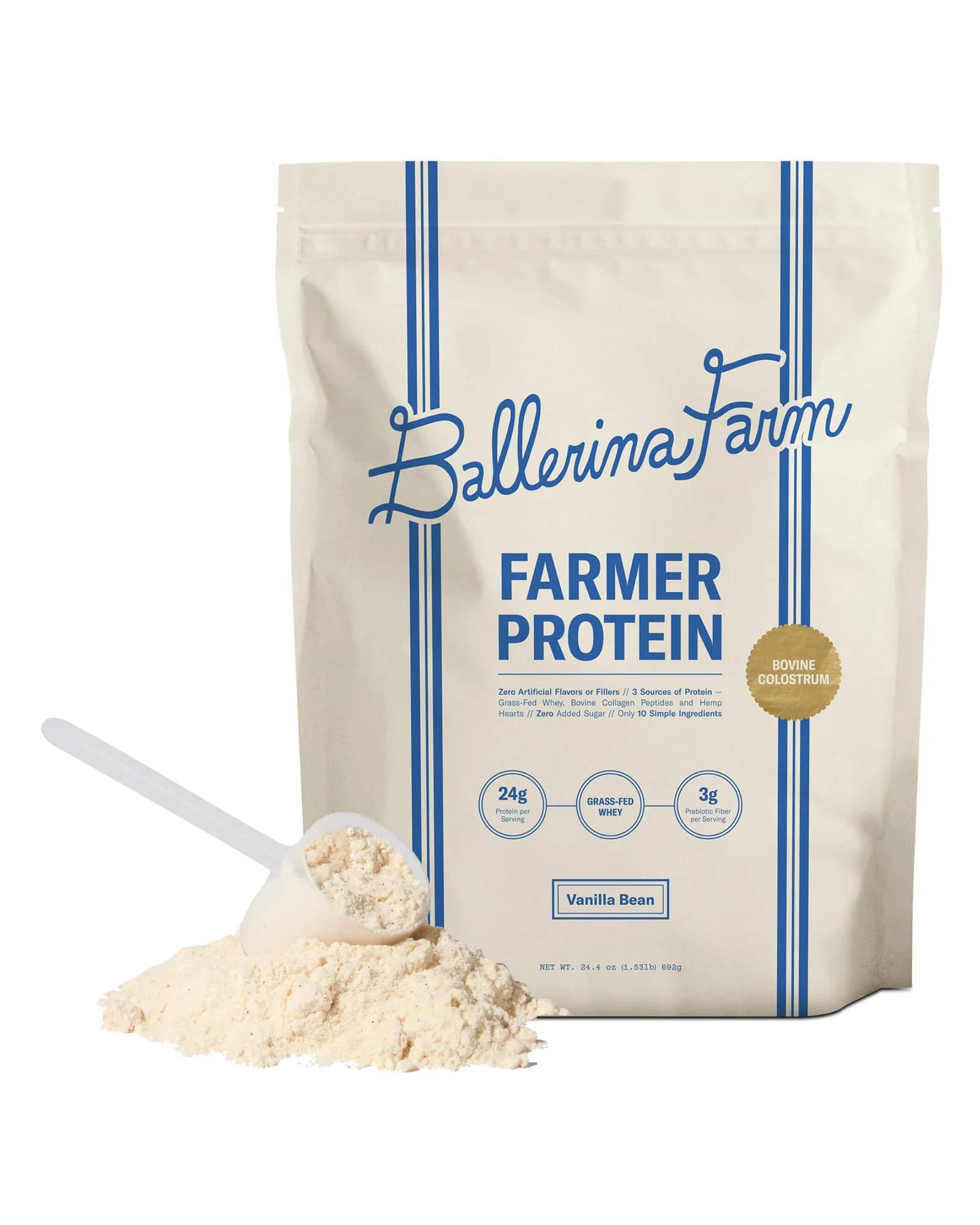 Ballerina Farm — сывороточный протеин с коллагеном — коричневый