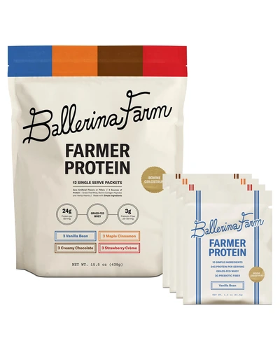 Ballerina Farm — протеиновый порошок, ассорти 4 вкуса