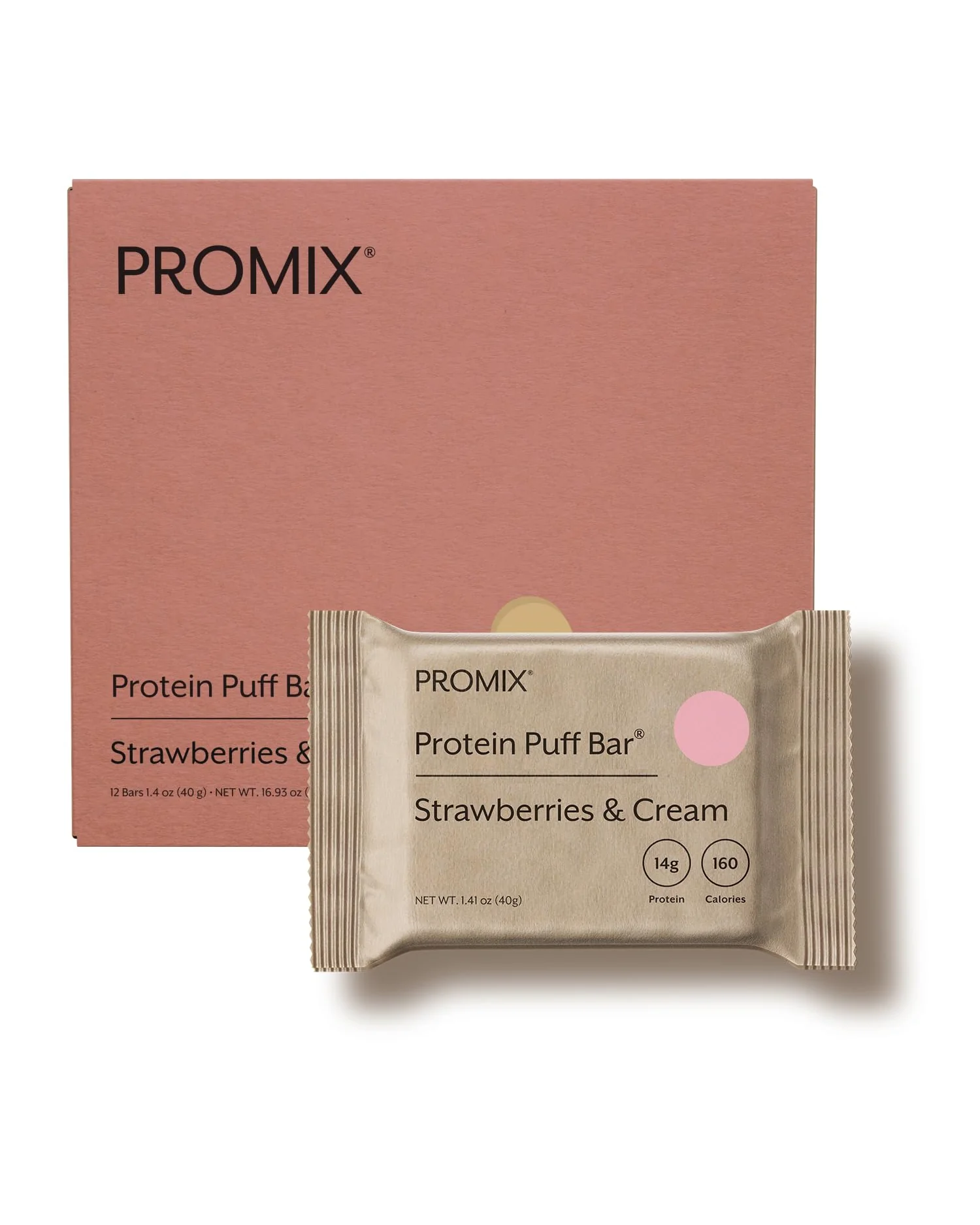 ProMix Protein Puff Bars протеиновые батончики — коричневый