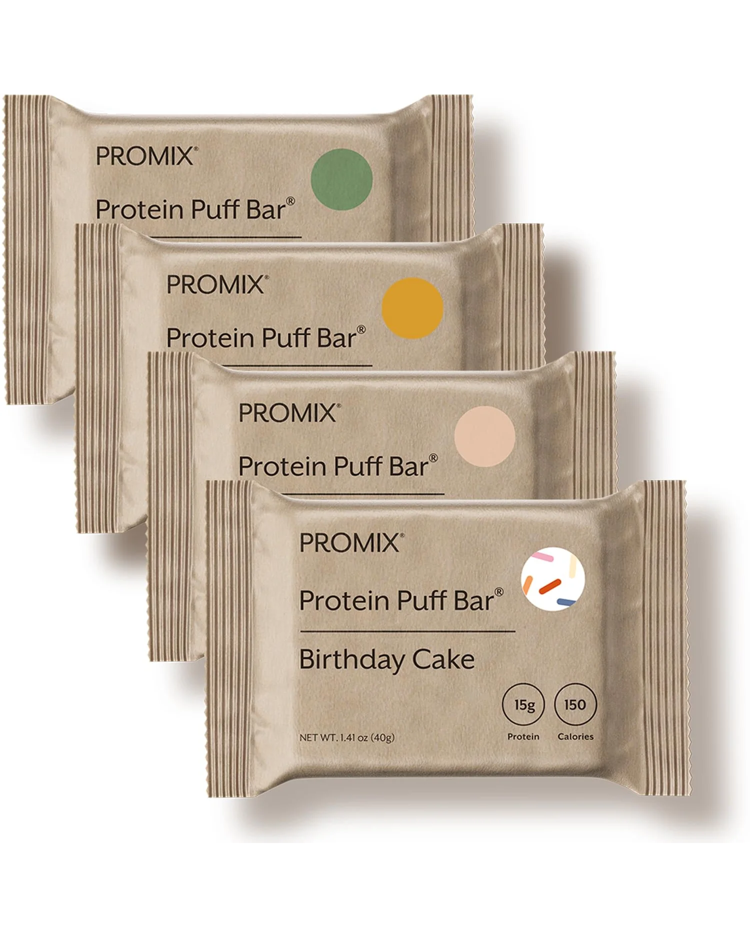 ProMix Protein Puff Bars протеиновые батончики — коричневый