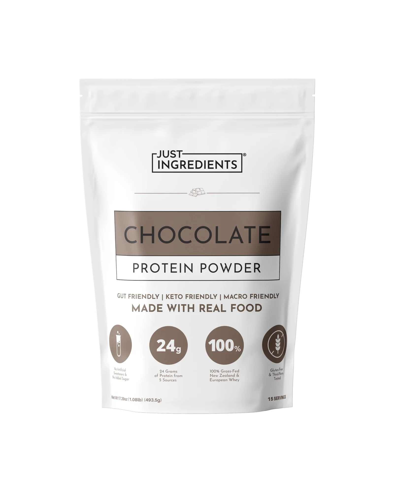 JUST INGREDIENTS протеиновый порошок шоколадный — 1