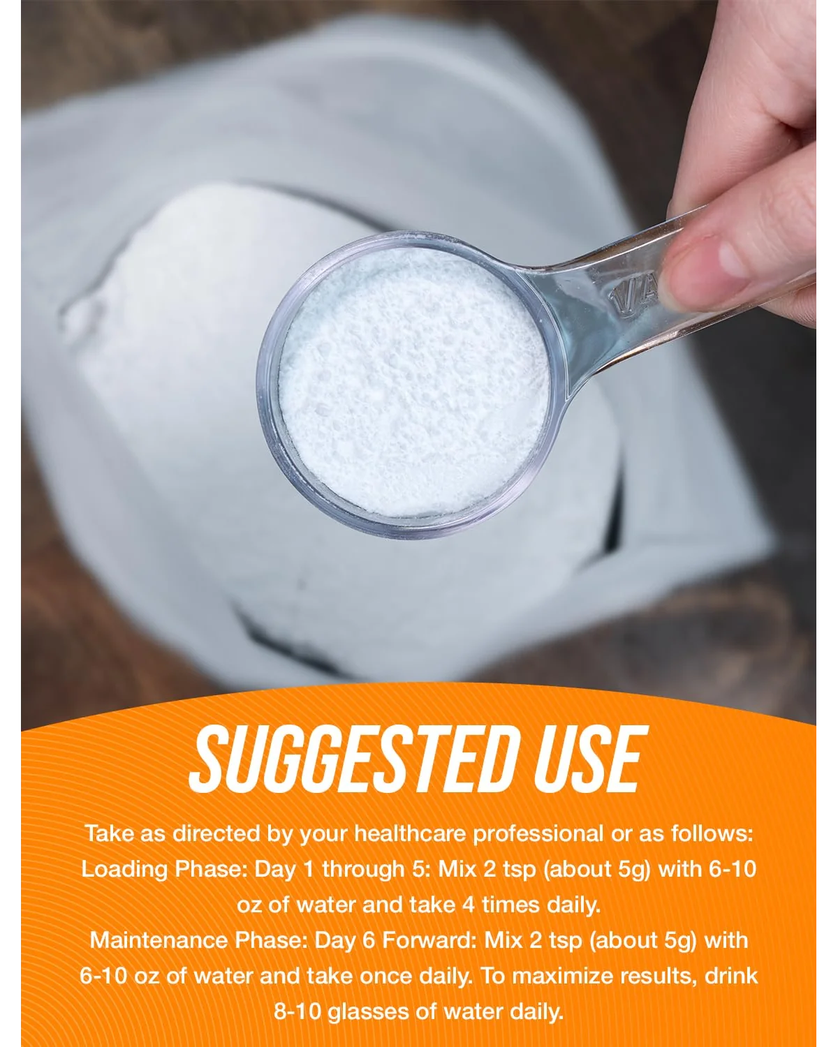 BulkSupplements Creatine Monohydrate Powder — 4
