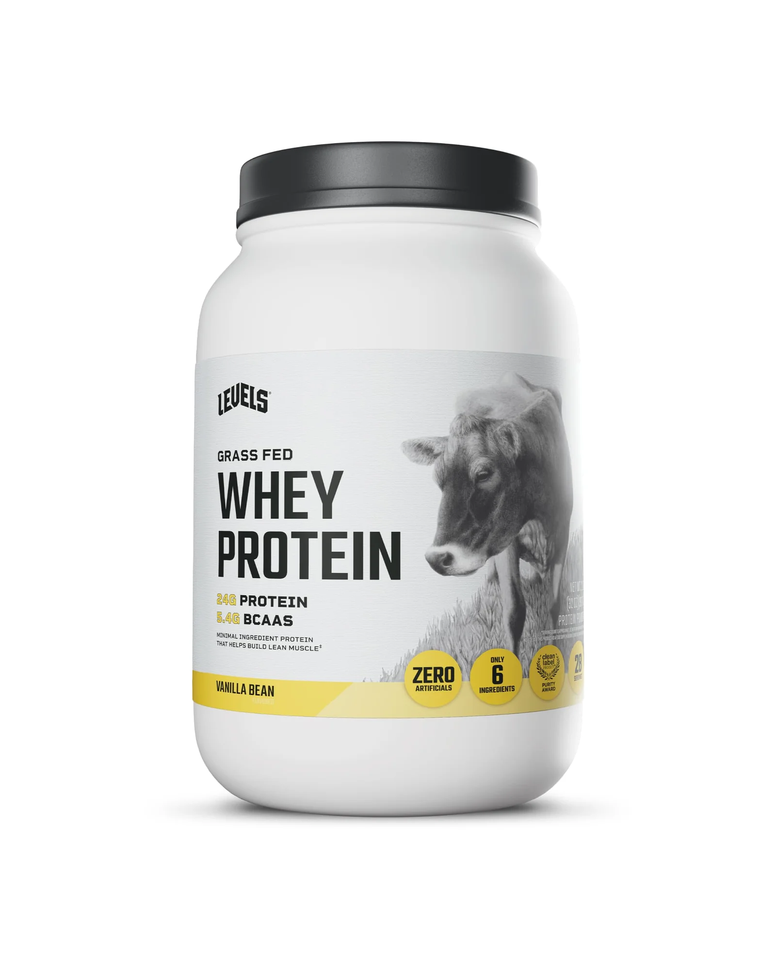 Levels Grass Fed Whey Protein Powder Vanilla — 1