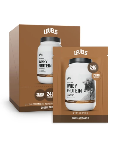 Levels Grass Fed Whey Protein Powder — сывороточный протеин, двойной шоколад