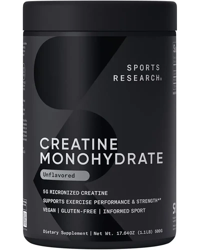 Sports Research Creatine Monohydrate — креатиновые капсулы