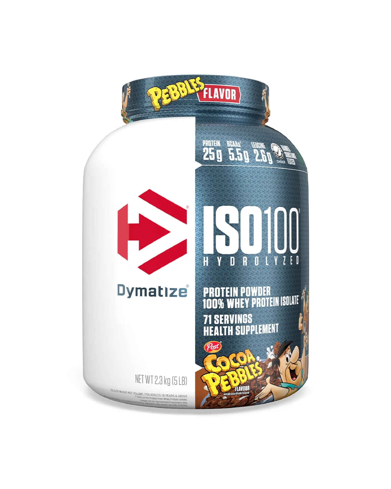 Dymatize ISO100 Whey Protein Powder сывороточный протеин — белый