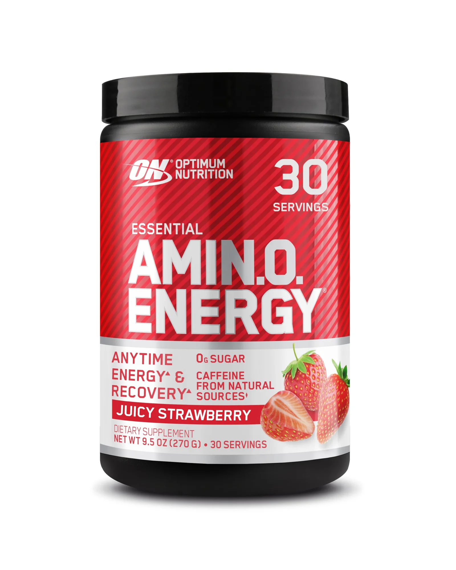 Optimum Nutrition Amino Energy Pre-Workout, клубника, 30 порций — 1