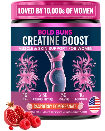 Bold Buns Creatine для женщин с коллагеном и BCAA