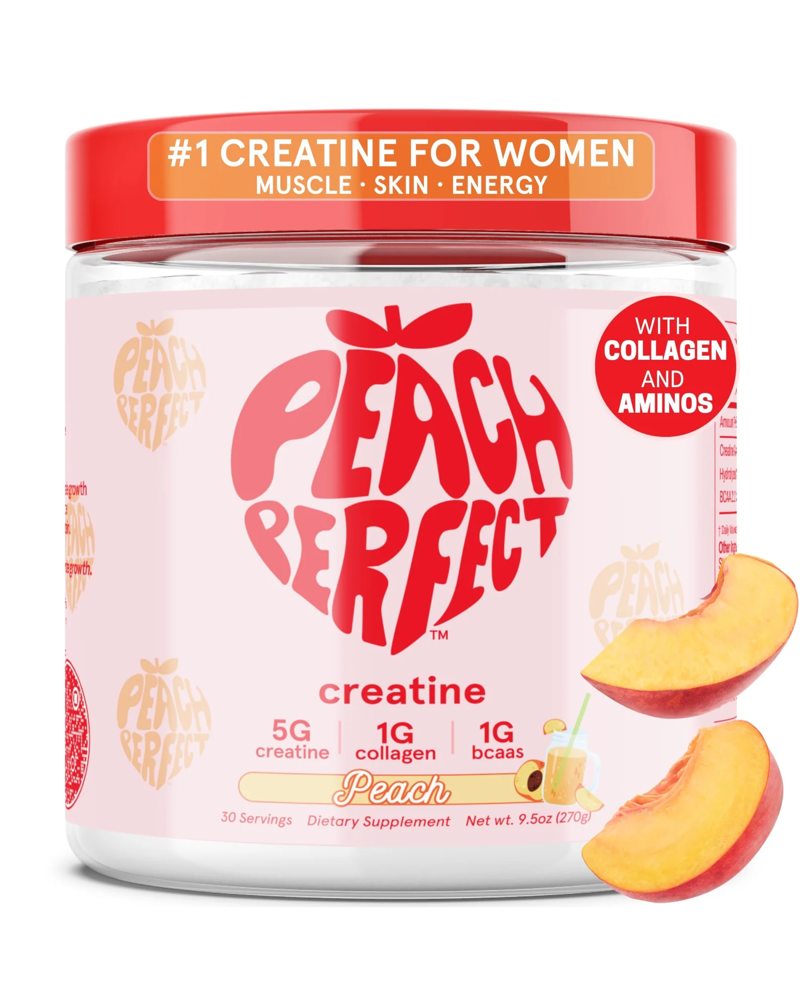 Peach Perfect Креатин для женщин с коллагеном и BCAA — 1