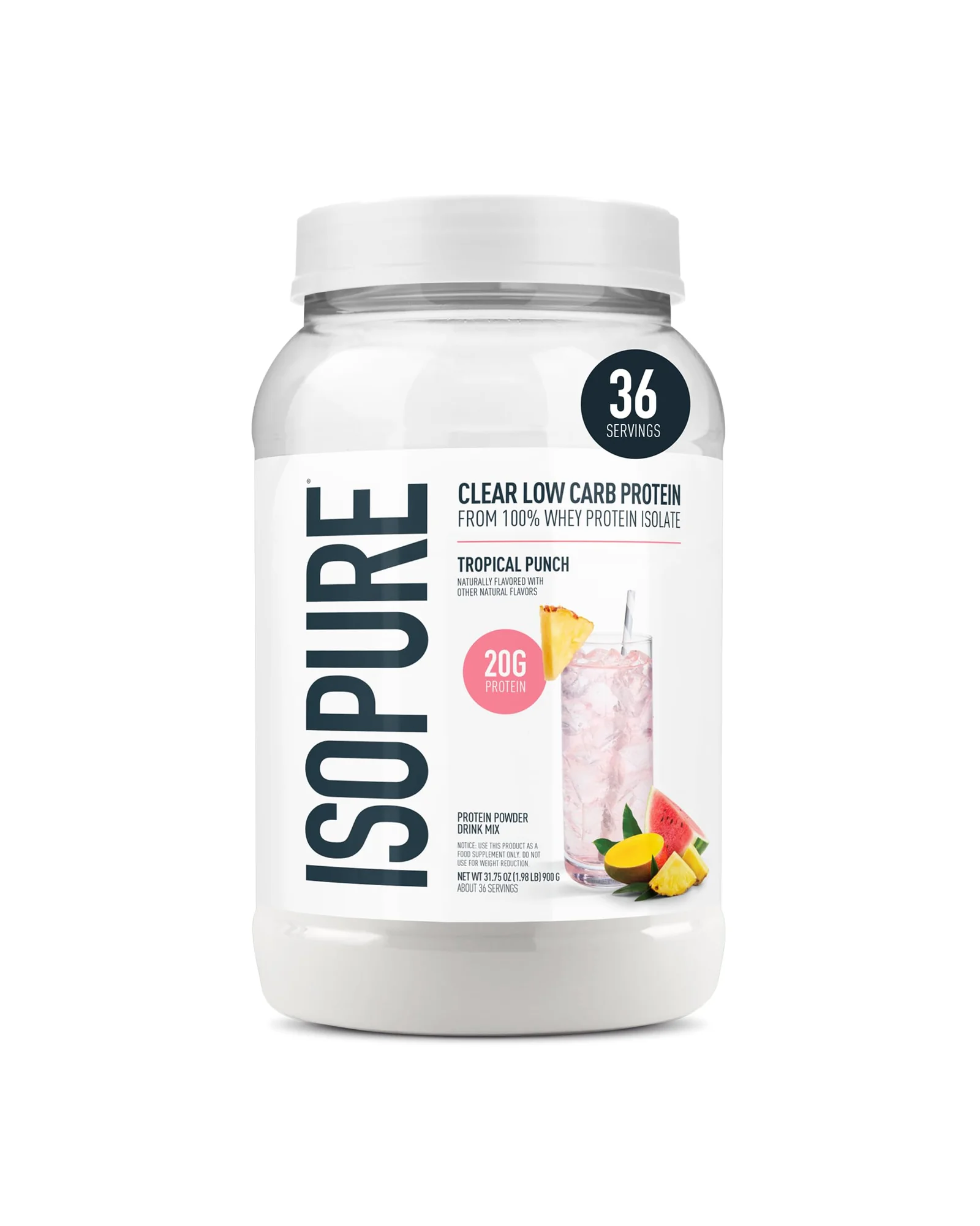 Isopure Clear Whey Isolate — прозрачный сывороточный протеин изолят — 1