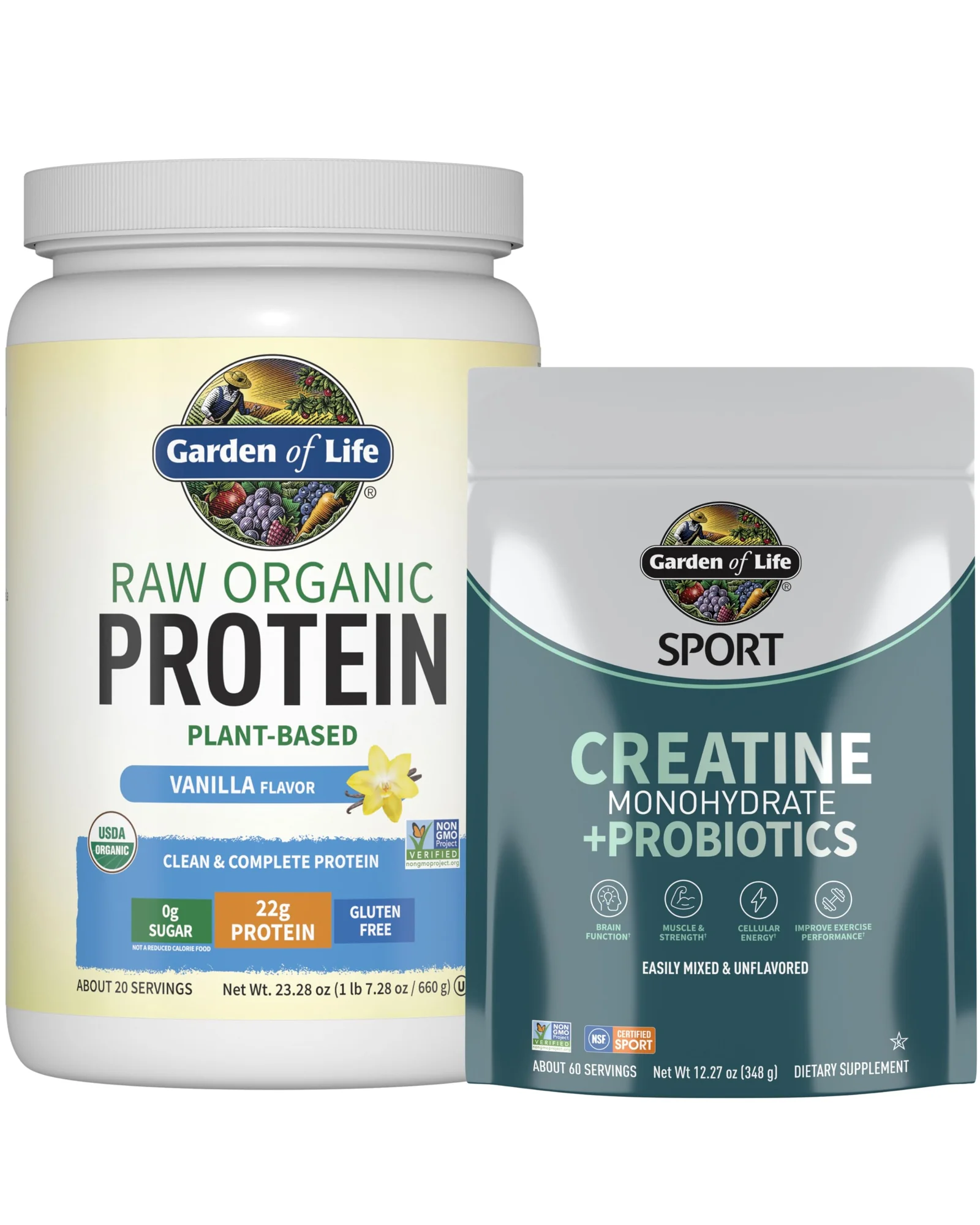 Garden of Life Raw Organic Protein, веганский протеин — 1