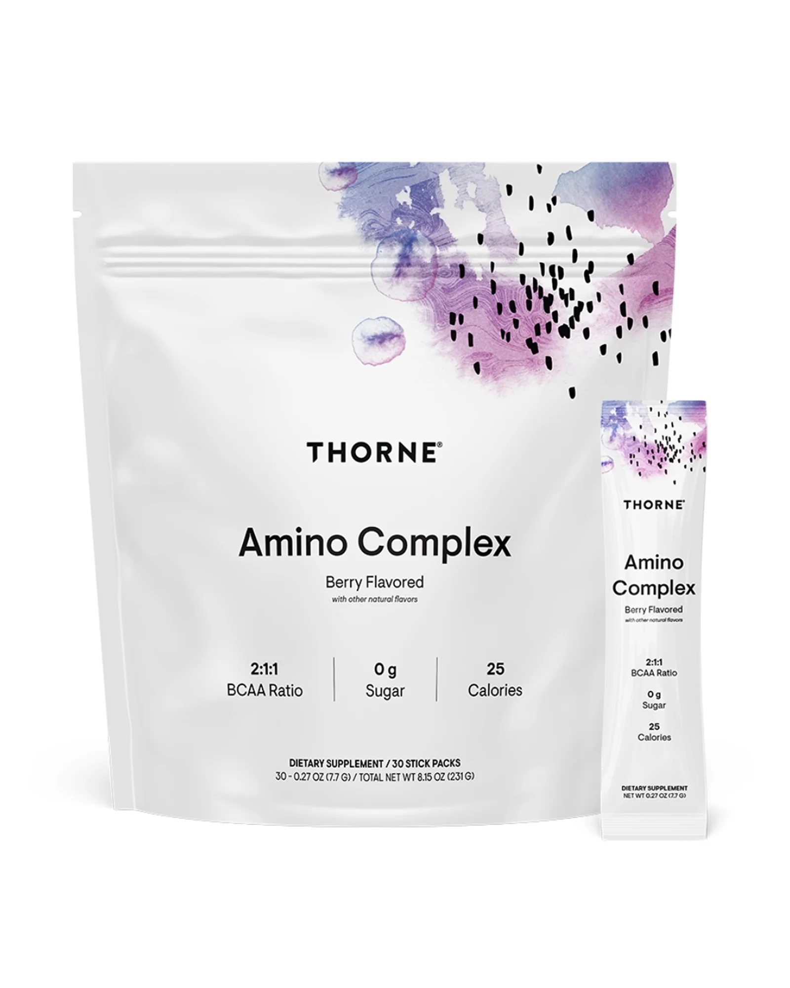 THORNE Amino Complex — порошок EAA и BCAA — белый