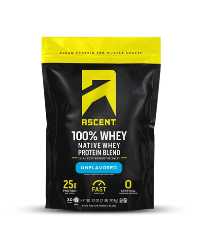 Ascent 100% сывороточный протеин ванильный 2 фунта