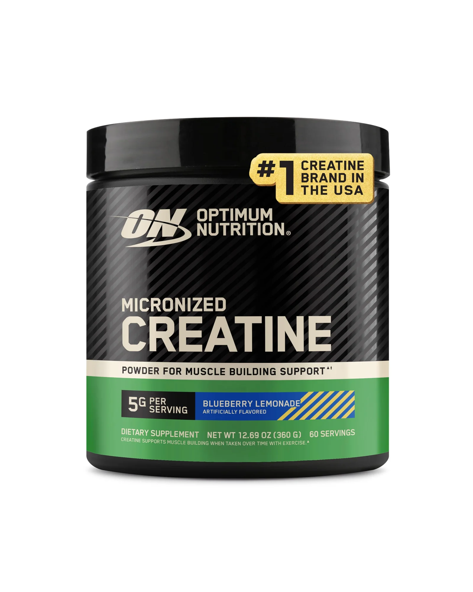Optimum Nutrition Micronized Creatine — креатин — черный