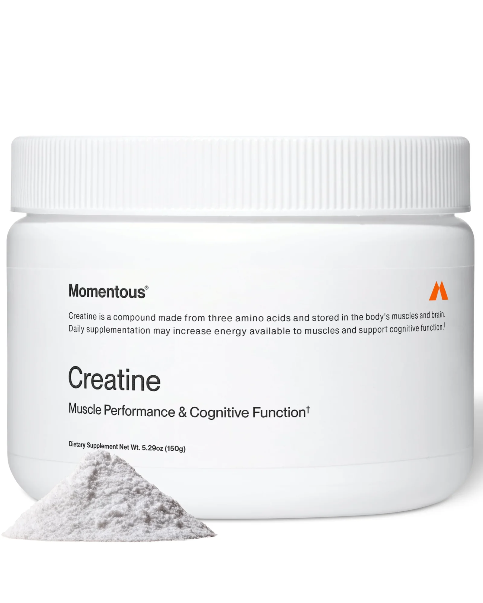 Momentous Creatine Monohydrate — порошок креатина — белый