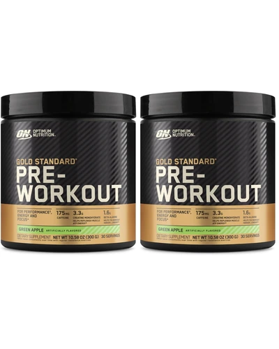 Optimum Nutrition Gold Standard Pre-Workout, зелёное яблоко, 30 порций