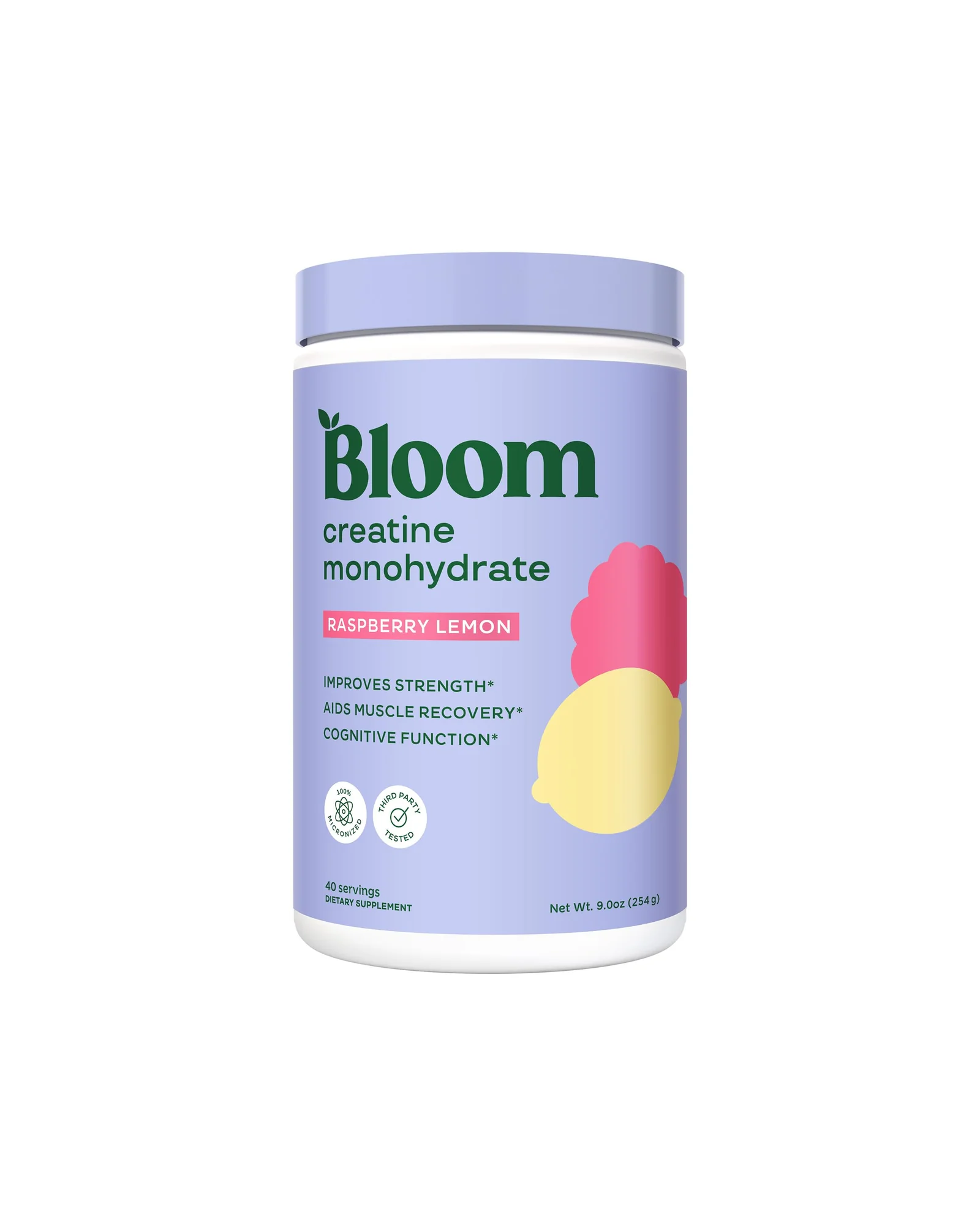 Bloom Nutrition Creatine Monohydrate Powder — белый