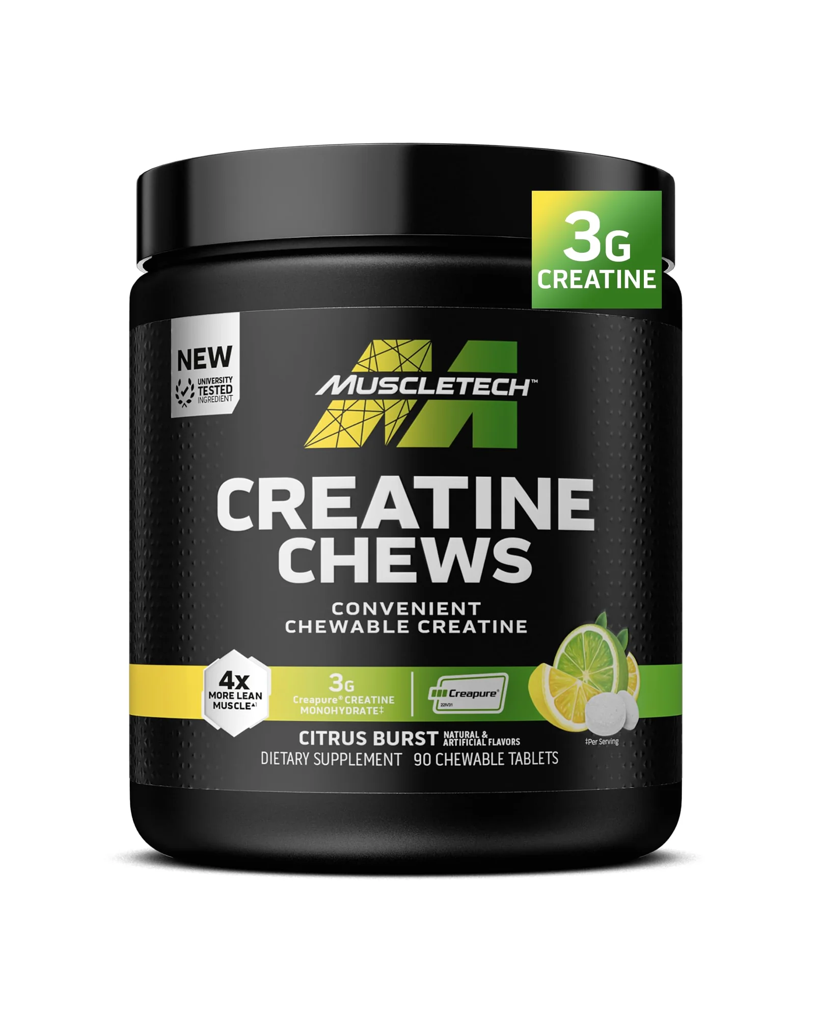 MuscleTech Creatine Chews — жевательные таблетки креатина — 1