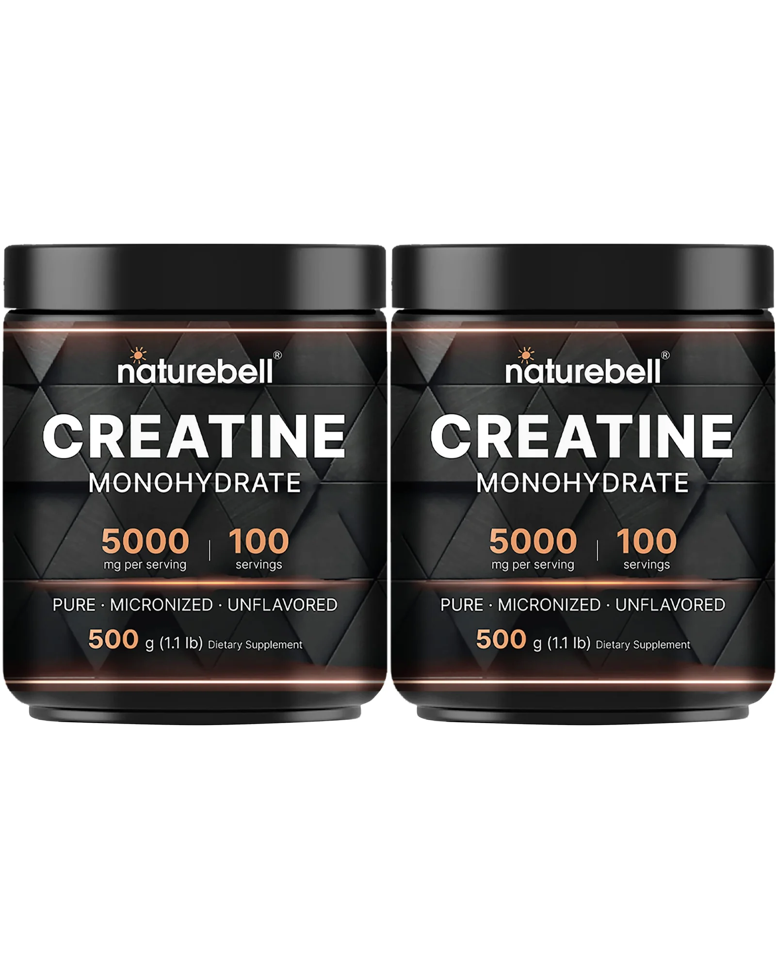 NatureBell Креатин моногидрат микронизированный — черный