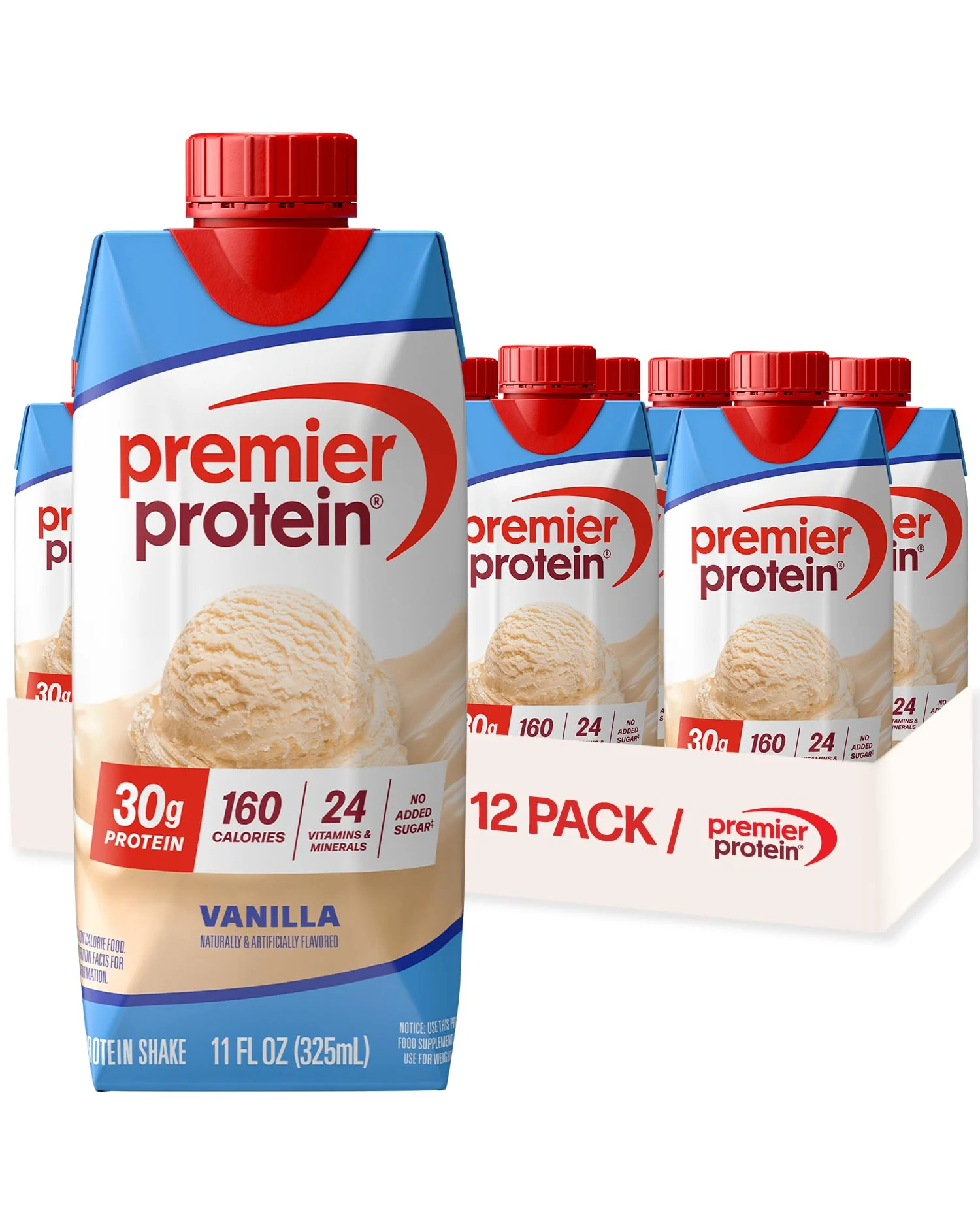 Premier Protein Shake — 30g белка, 11 fl oz — белый
