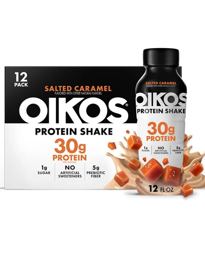 Oikos Протеиновый коктейль 30г солёная карамель 12 шт
