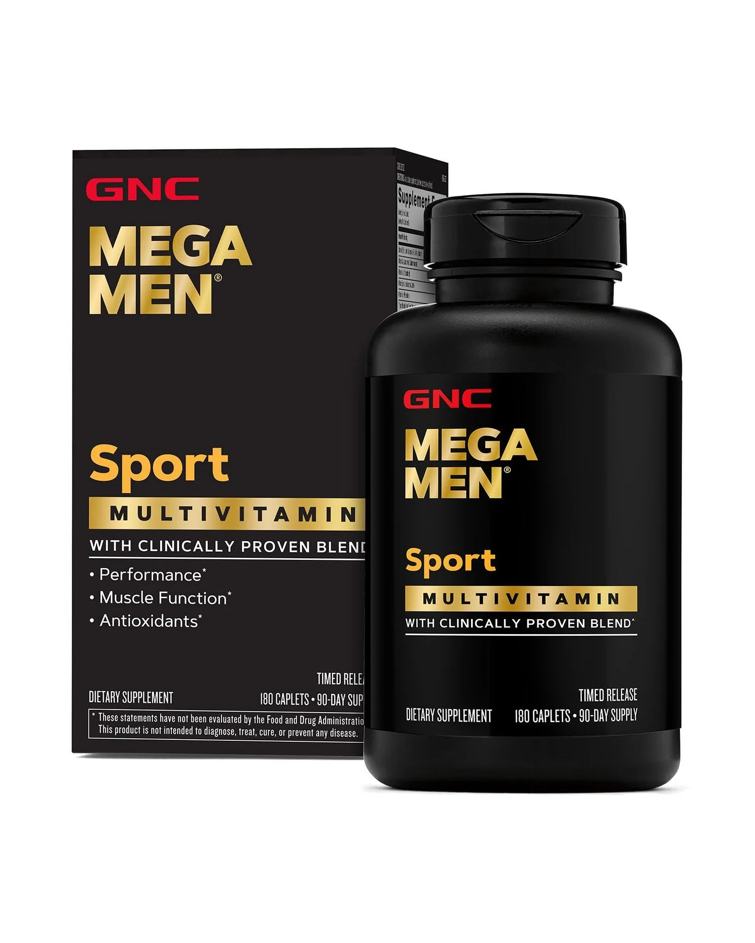 GNC Mega Men Sport мультивитамины для мужчин 180 капсул — 1