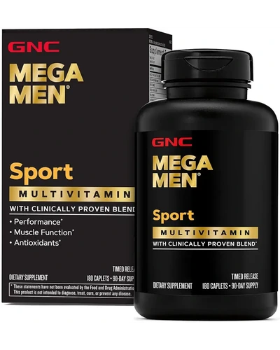 GNC Mega Men Sport мультивитамины для мужчин 180 капсул