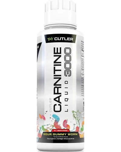 Cutler Nutrition Жидкий L-Карнитин для сжигания жира со вкусом кислой ленты 480мл