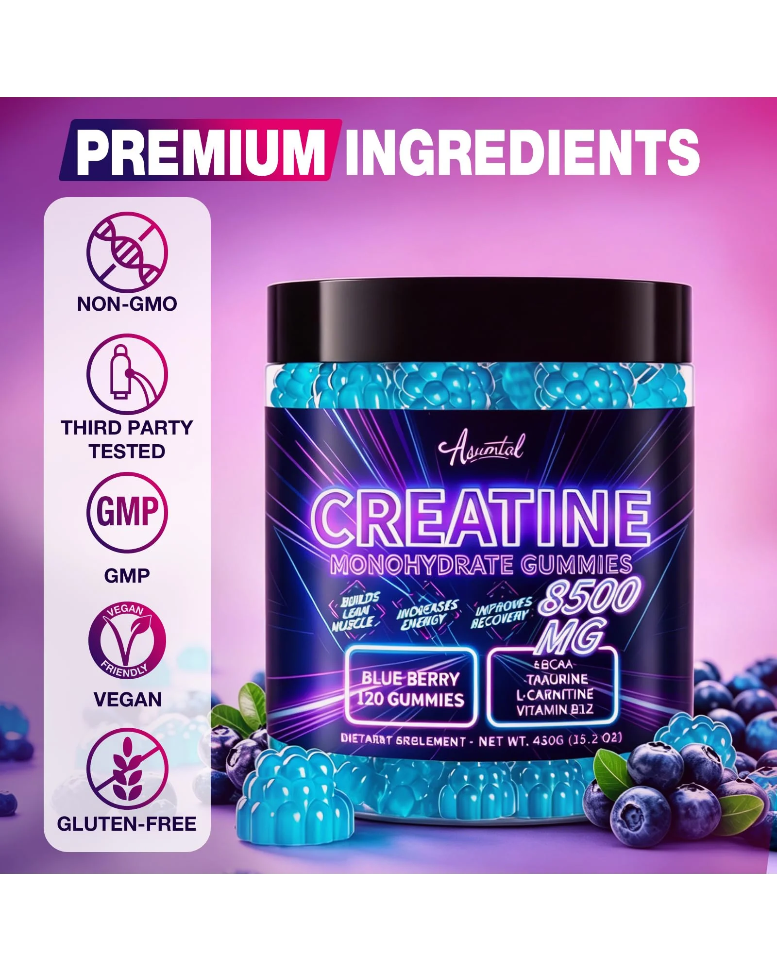 Creatine Monohydrate Жевательные конфеты (120 шт) — 7