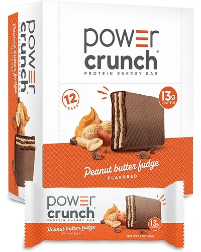 Power Crunch Protein Energy Wafer Bars Peanut Butter Fudge