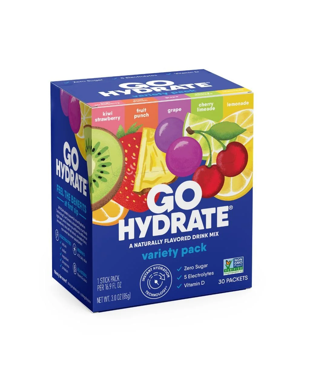 GoHydrate электролиты порошок без сахара 30 пакетиков — 1