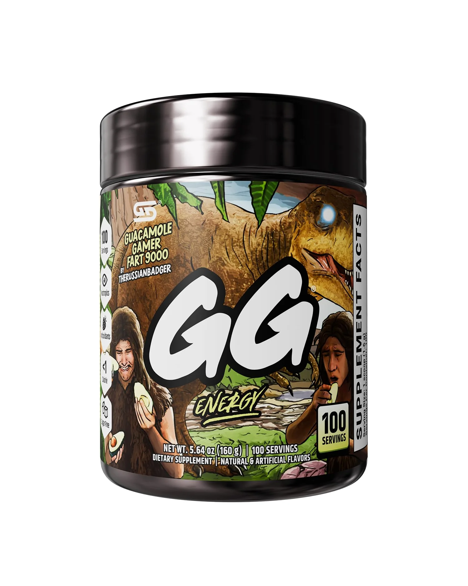 Gamer Supps GG Energy Guacamole Gamer Fart 9000, 100 порций — 1