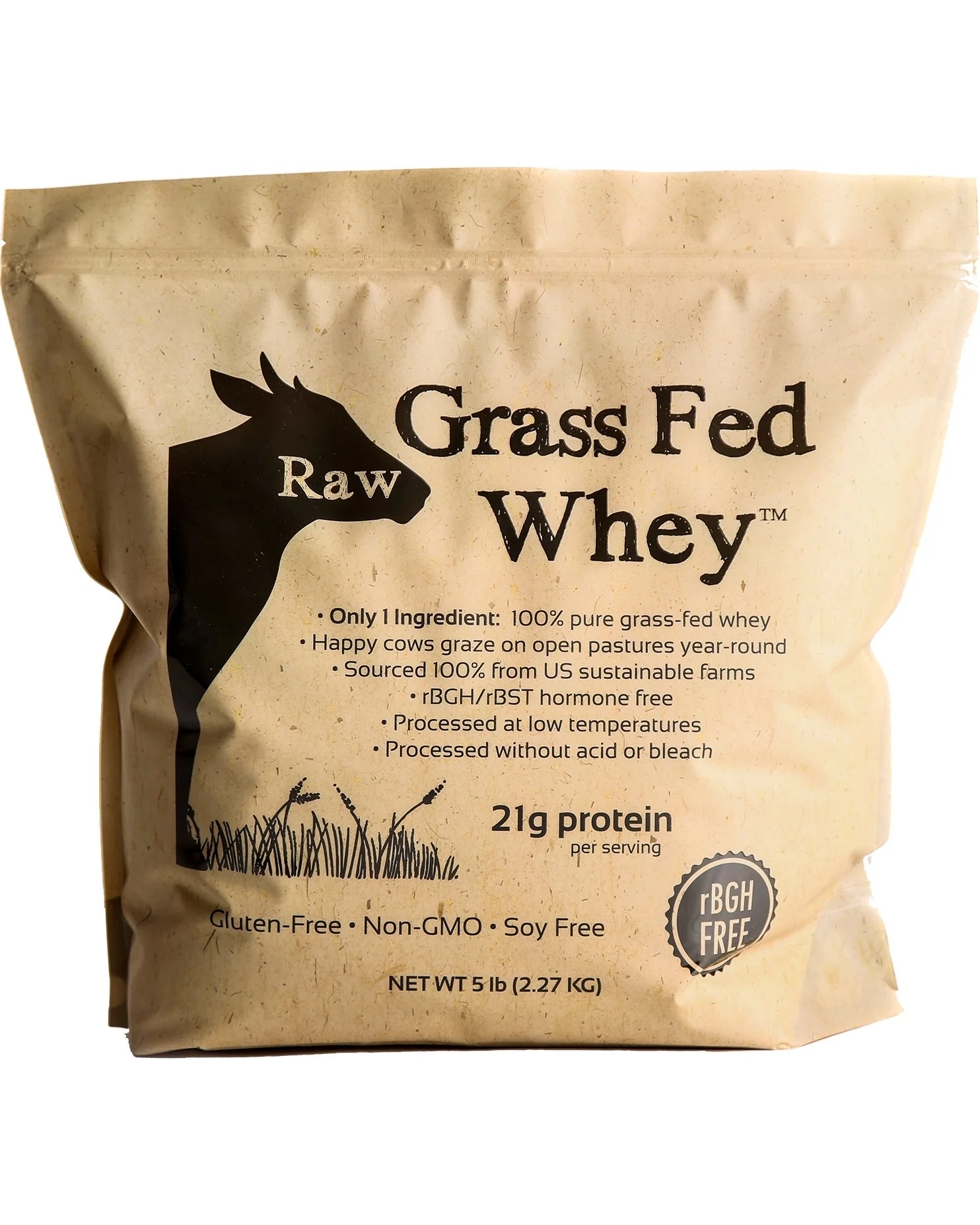 Raw Grass Fed сывороточный протеин (2.3 кг) — 1