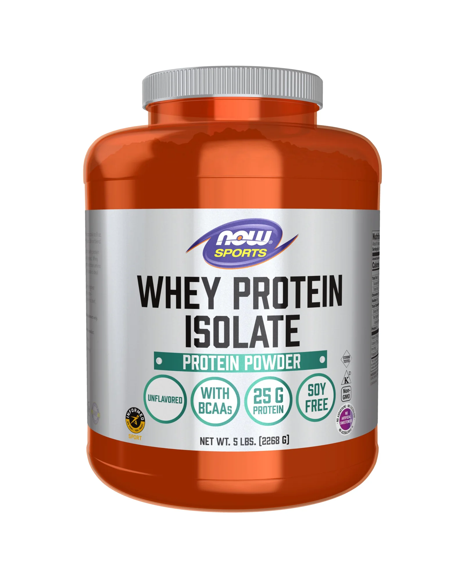 NOW Foods Whey Protein Isolate 5 фунтов — 1