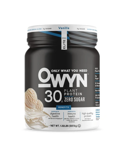 Owyn Pro Elite протеин растительный Ваниль 1.32 фунта