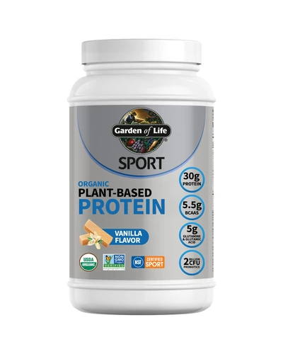 Garden of Life Sport органический растительный протеин, ваниль