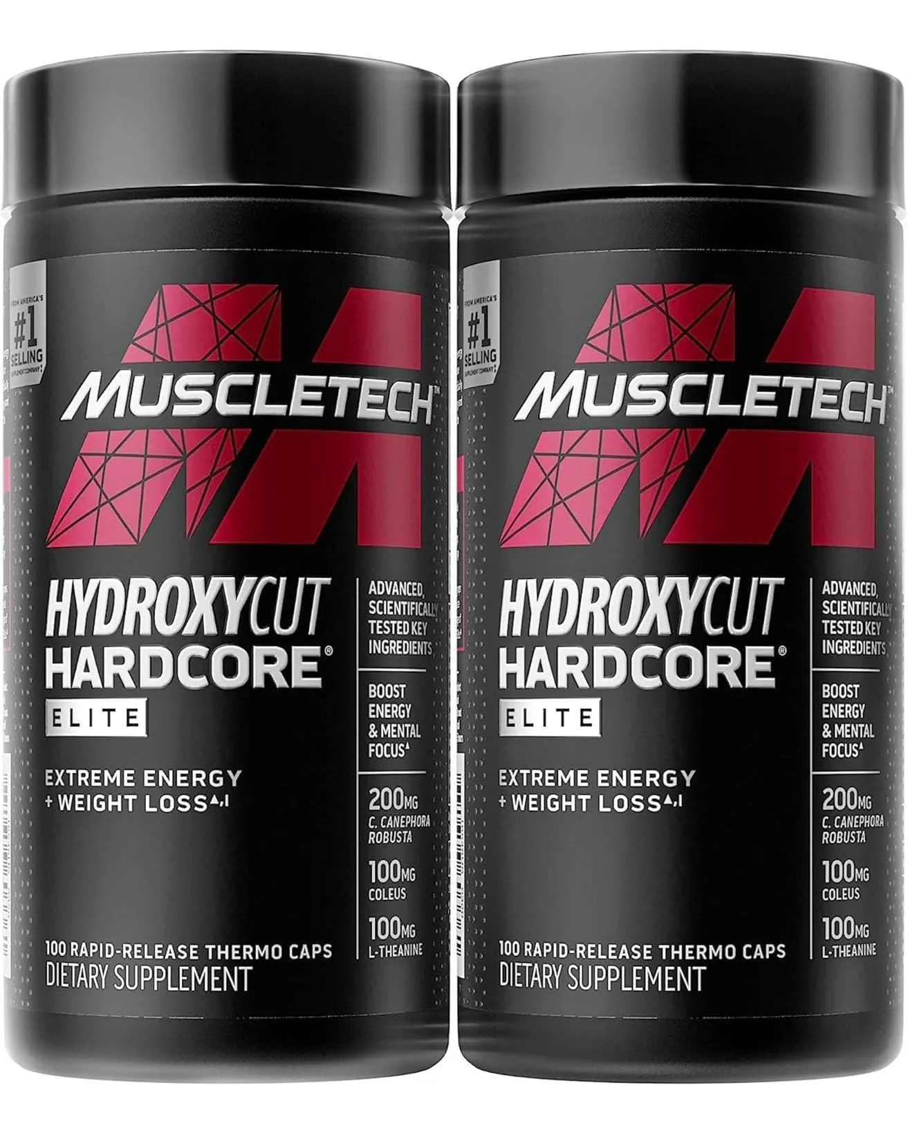 Hydroxycut Hardcore Elite жиросжигатель (упак. 2 шт) — 1
