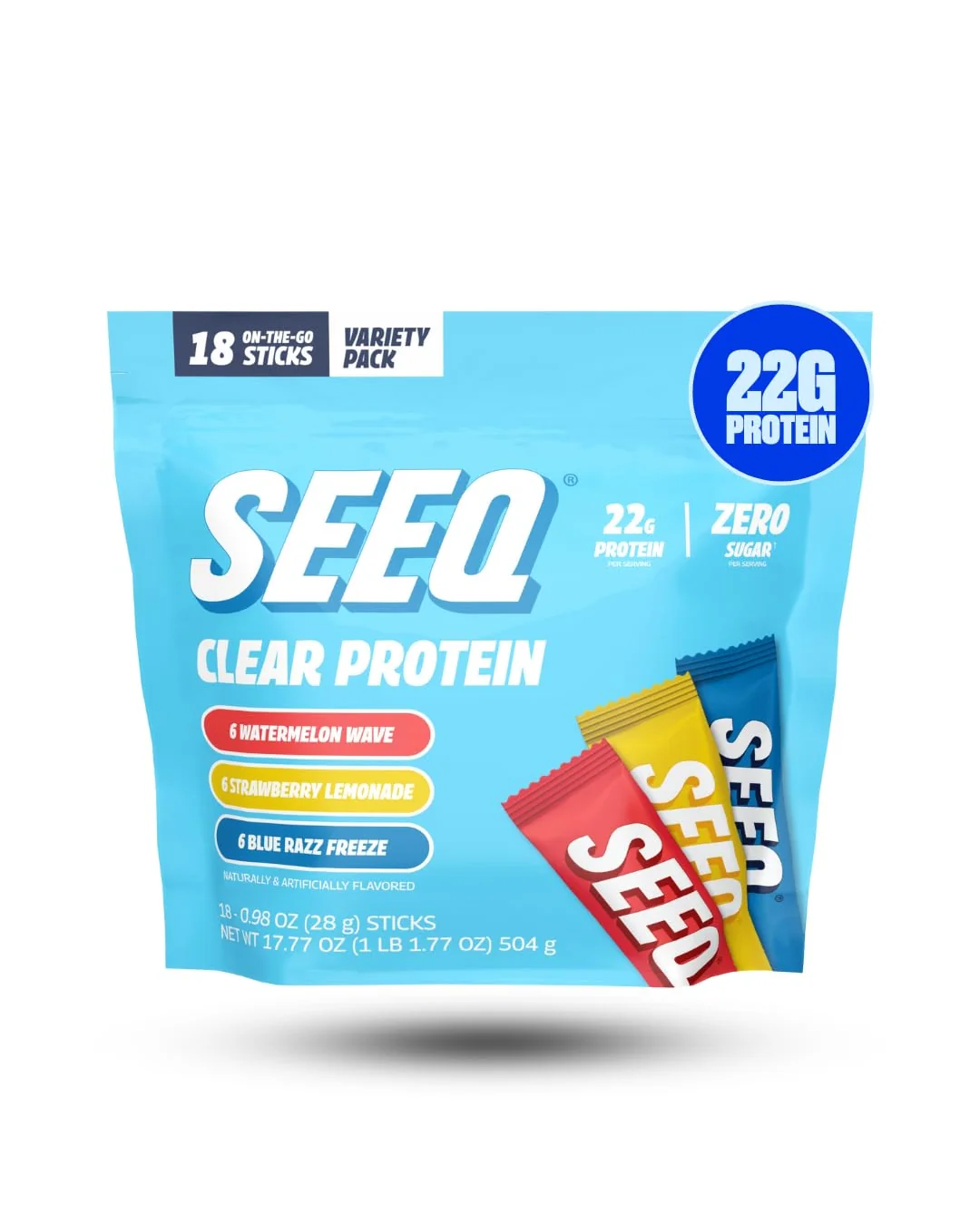 SEEQ Clear Protein Powder Пакеты 22г изолят сыворотки — 1