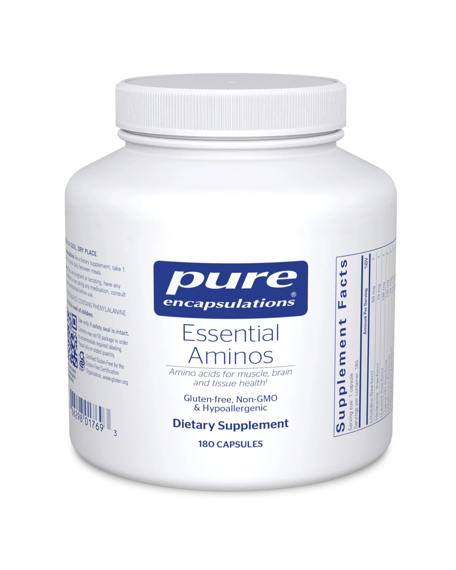 Pure Encapsulations Essential Amino Acids — белый