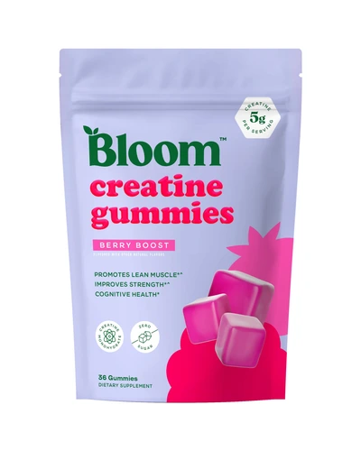 Bloom креатин жевательные конфеты ягодный вкус без сахара