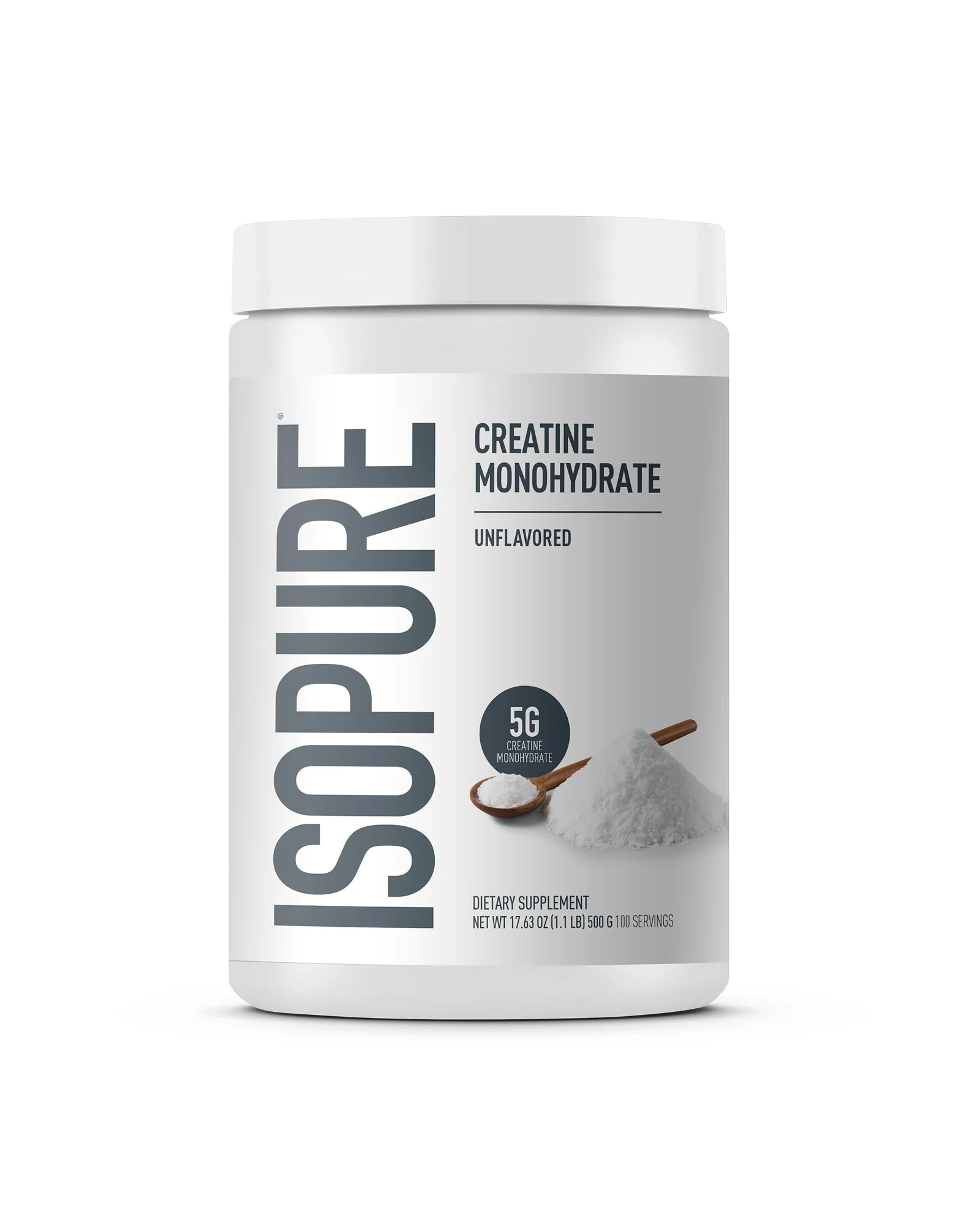 Isopure 100% Pure Creatine Monohydrate — креатин — белый