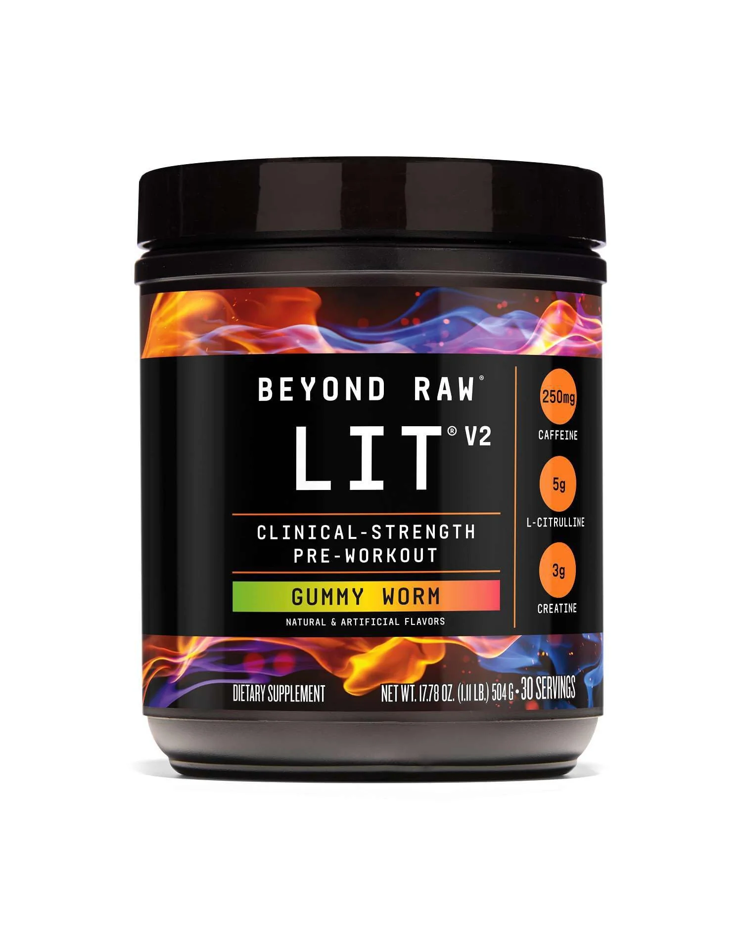 BEYOND RAW LIT V2 предтренировочный коктейль Gummy Worm — 1