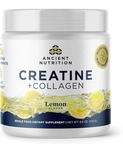Ancient Nutrition Креатин + Коллаген + Электролиты — лимон