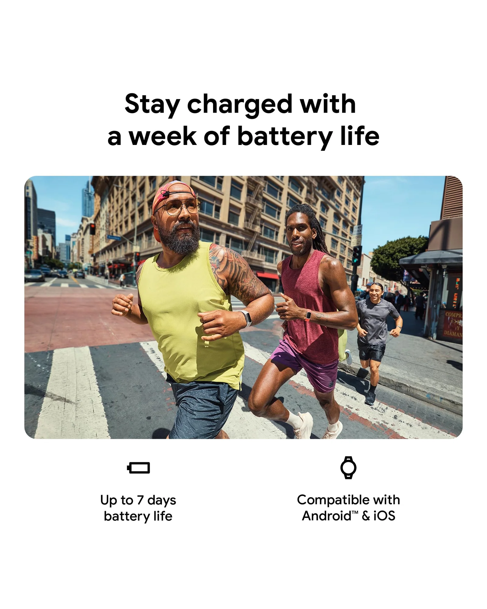 Фитнес-браслет Fitbit Charge 6 Золотой корпус красный ремешок — 3