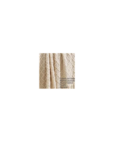 Плед вязаный CREVENT 50×60 Бежевый Natural