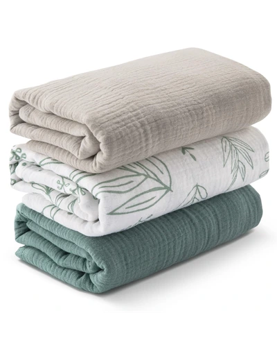 Muslin Swaddle Blankets 3-pack