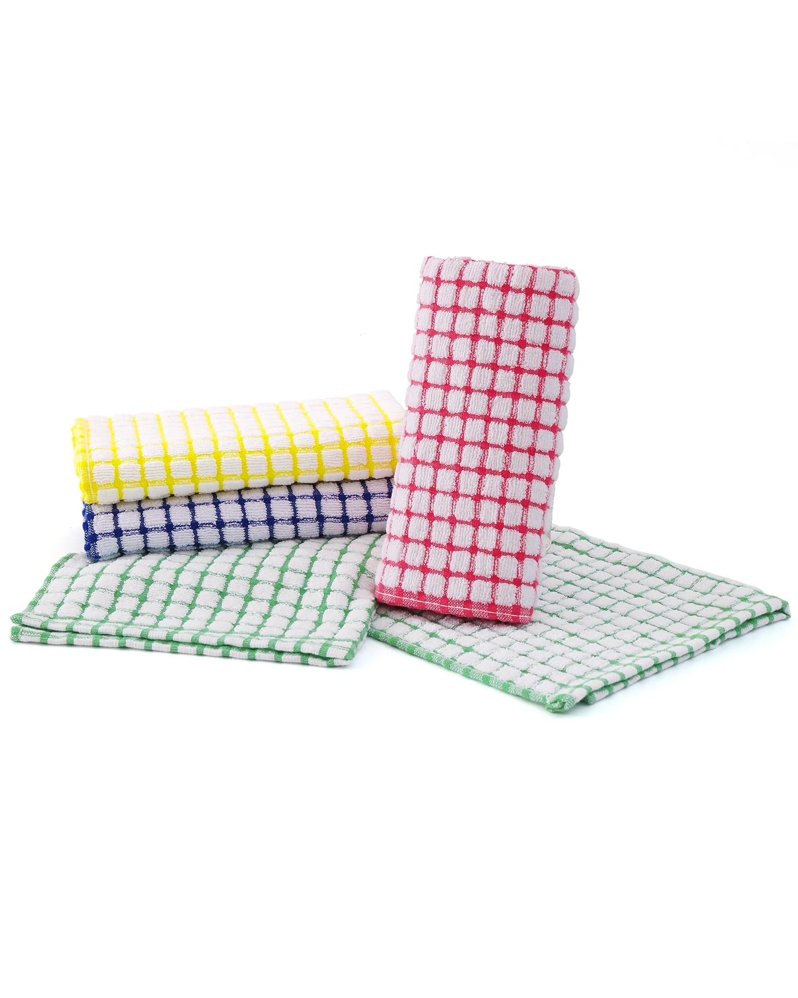 Kitinjoy Cotton 8 Pack Terry Kitchen Dish Cloths — 9