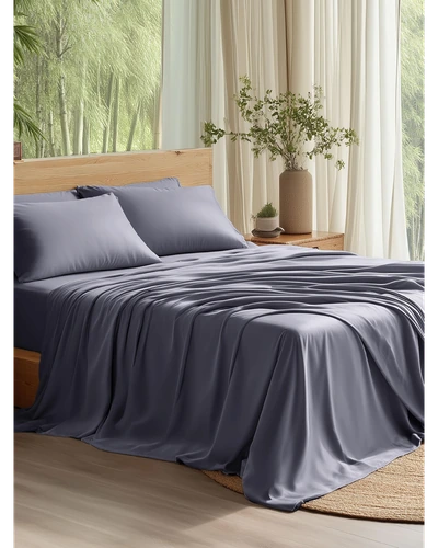 Bedsure комплект простыней Queen охлаждающие из бамбукового вискозы серые