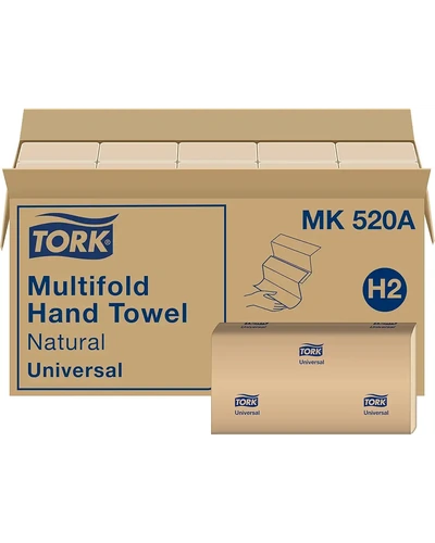 Tork Multifold Hand Towel, натуральный, 100% переработанное волокно