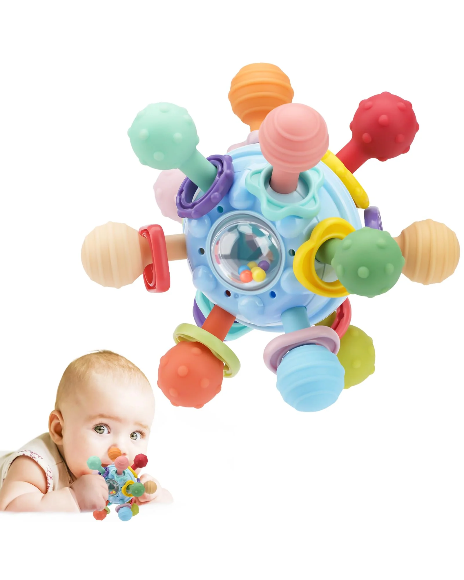 Montessori сенсорная игрушка-прорезыватель для младенцев — 1